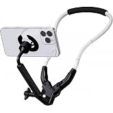 Coverzone Boyun Tipi Telefon Tutucu POV Vlog Video &Ccedil;ekim Aparatı Manyetik Akıllı Telefon Boyun Askılı Hands Free İ&ccedil;erik &Uuml;reti
