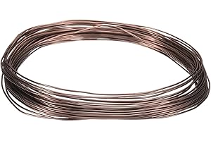 QUARKZMAN Bonsai Draht Eloxiertes Aluminium Trainingsdraht 0,8mm Stärke 10m Länge Basteldraht Aluminiumdraht für Garten, Gartenbau, Landschaftsbau, Pflanzen, Braun