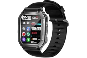 Blueshaweu Bracelet Compatible with Pasonomi Men's 1.8 Inch Smartwatch, Sport Silicone Classic Replacement Watch Strap for PASONOMI Smartwatch KR06 / Nongamx KR06 Smartwatch