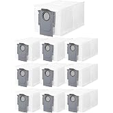 10 Adet Qrevo L/Qrevo CurV,Qrevo C,Qrevo Edge Roborock ile Uyumlu Robot S&uuml;p&uuml;rge Toz Torbası Yedek Par&ccedil;a Aksesaur Seti