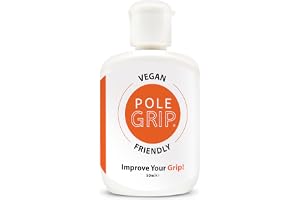 PoleGrip Hjälp med grepp - alternativ Magnesia Pole Fitness & Air | 50 ml flytande krita mot svett - vegansk formula snabbtorkande, pulverfri, torra och säkra händer.