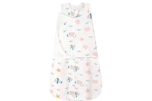 SIMYJOY Gigoteuse Bébé 1 Tog Turbulette 0-12 Mois Gigoteuses Chambre Bébé 100% Coton Couverture Emmaillotage Bebe