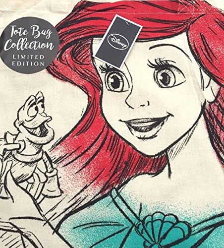 Disney Limited Edition Ariel and Sebastian Reusable Shopping Tote Bag