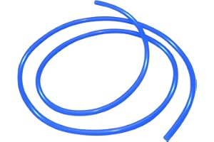 iMeistek Silikonschlauch, 5 mm ID x 8 mm Außendurchmesser, 2 m, flexibler Silikonschlauch, Wasser-Luftschlauch für Pumpenübertragung, Blau