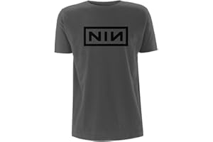 PLASTIC HEAD Nine Inch Nails 'Classic Black Logo' (Grey) T-Shirt