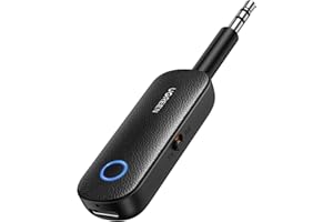 ‎UGREEN UGREEN Bluetooth Sender Klinke Adapter, 2 in 1 Transmitter und Receiver, Splitter für 2 Kopfhörer, Audio System usw.