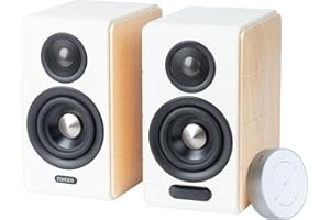 Edifier S880DB MKII Hi-Fi Bookshelf Speakers, Premium 2.0 Active Speaker System, 88W Hi-Res Audio Studio Monitor with LDAC BT5.3, USB-C/Coaxial/Optical/RCA Input Sub-Out for TV, PC, Turntable - White