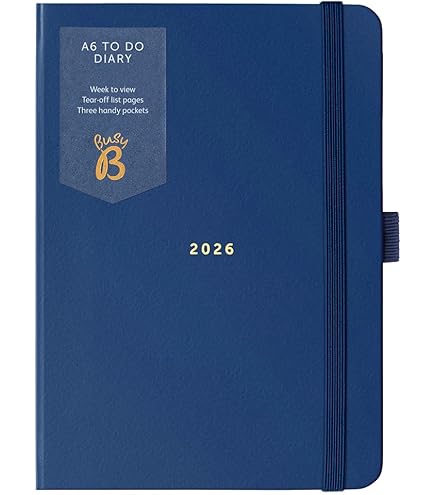 Agenda 2026 Dag op een pagina A6 van Matilda Myres - Praktisch