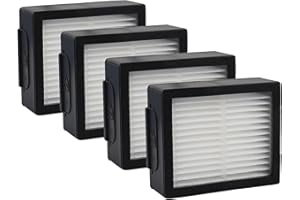 EMNY Pack de 4 Filtros Compatibles con Roomba serie E5 E6 i1 i3 i3+ i7 e5154 e5158 j7. Kit de Repuestos de Filtro E5 E6 i7 i7+ j7, Recambios Roomba i7