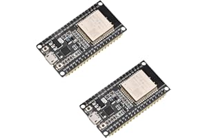 DIYMORE-IOT 2 Stück ESP32 ESP-WROOM-32,38Pin Entwicklungsplatine,ESP-32S Mikrocontroller-Prozessor Integrierter 2-in-1 Mikrocontroller mit CP2102 Chip WiFi NodeMCU-32S Modul