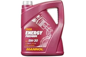 MANNOL Energy 5W30 C3 Fully Synthetic Engine Oil, 5 Litres