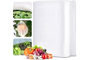 Taozoey Manta Anti-heladas, Cubierta de Tela no Tejida para Plante, 1.5 * 10m, protección contra heladas de Invierno, Tela antiheladas para Plantas contra heladas, frío, 19g/m²