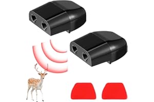 QOCO 2Pcs Deer Whistles for Cars,Self Adhesive Car Animal Warning Whistle Deer Alarm Road Safety Horn Device for Trucks Suv Vehicles Motorcycles Cars Bumper Rear View Mirror(Black)