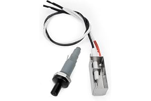 ONLY FIRE onlyfire zestaw zapłonowy akumulatorowy z przyciskiem do grilla gazowego Weber Spirit Genesis, platyna, srebrny i złoty