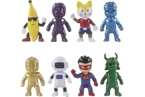 Jiumaocleu 8PCS inciampare ragazzi figura set gioco figura inciampare ragazzi action figure mini giocattoli modello torta toppers regali di compleanno