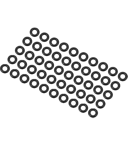 Anelli Tenuta 109x101x4mm PATIKIL 10mmx4mmx3mm Nitrile Gomma O-Ring, 10 Pezzi Metrico Meccanico Sigillatura Guarnizione Rondelle Di Tenuta Anelli Per Acqua Idraulici, Nero O-ring Per Idraulica Auto - copertina