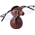 Generic Handmade Wood Stand Eyeglass/Glass Holder/Stand Eyeglass Glass Holder Pack OF 1 (Doll Shaped)