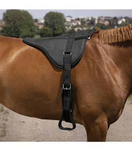 Sella Per Cavallo In Air Mesh - Made In Italy, Monta Naturale, Con Sottopancia In Neoprene, 53x45cm - Foto 8