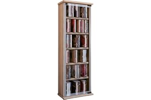 VCM CD/DVD Classic Tower, Sonoma Oak