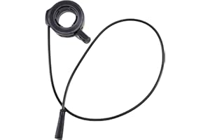 Sothat AccéLéRateur au Pouce pour Kits de Conversion pour VéLos éLectriques Moteur Bafang Mid Drive 36V 48V 52V 250W 500W 750W 1000W éTanche 3 Broches Femelle