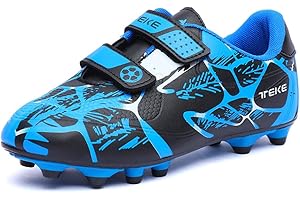 AOIKOY Scarpe da Calcio Bambino FG/AG Professionale All'aperto Sportivo Scarpe da Allenamento Teenager Bambini Scarpe Calcetto Spike Tacchetti 28-38 EU
