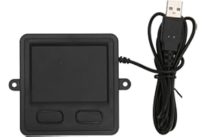 BEUFEE Panel Táctil USB Con Cable, Trackpad Portátil Con 2 Teclas, Paneles Táctiles Integrables, Panel Táctil, Panel Táctil Para Computadora, Panel Táctil Para Computadora De Escritorio Y Portátil, Negro