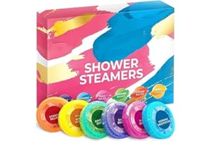 SONGVISON Aromatherapie-Duschspray - Box mit 6 hochwertigen Duschsprays mit ätherischen Ölen für SPA und persönliche Entspannungsbehandlungen Belebend und entspannend