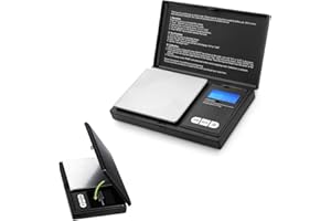 New Horrizon Digital Scales, Kitchen Scales Digital, Pocket Scales, 0.01g x 500g, Food Scale LCD Display, Jewellery Scales Weighing Scales Kitchen