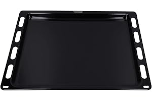 Dekarox Bandeja de horno de 44 x 37 cm para Bosch Siemens Balay Neff Constructa Viva Junker Profilo 666902 00666902 HEZ431000 HZ1BY21 CZ10200 JZ11BE10 VVZ20H20 para horno horno estufa