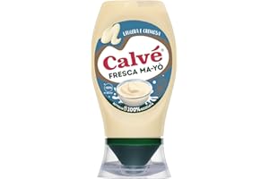 Calvé Maionese Fresca Ma-Yò, Formato 250 ml, Maionese con Yogurt Magro e il 55% in Meno di Grassi*, Ideale per Insalate di Riso, Patate Fredde e Insalatone, Senza Conservanti, Vegetariano