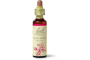 BACH FLOWER REMEDIES Bach Original Flower Remedies (Crab Apple) Find Joy & Hope, Accept Imperfection, Emotional Wellness, Natural Flower Essence, 20ml
