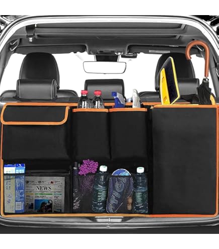 Organizer Bagagliaio Auto Impermeabile Surdoca - 38 Litri, Multiuso Per Viaggi, Campeggio E Pesca - Foto 7