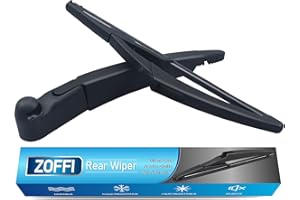 JUNWEI Rear Wiper Arm Blade, Replacement for Min'i Cooper R56 2007-2015 - ZOFFI Back Windscreen Wiper Assembly Replacement - All Season Natural Rubber Cleaning Window