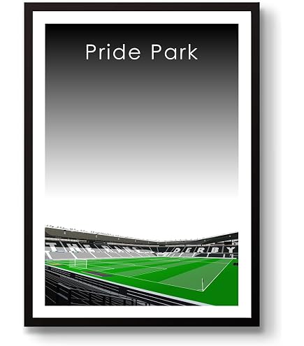 Stampa Artistica A3 – Mappa Dello Stadio Meadow Lane (Notts County FC) – GroundDesigns, Carta 300g/m²