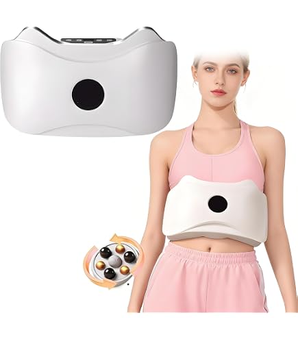 Kabelloses Elektrisches Bauchmassagegerät – 3 Modi & 3 Intensitäten – Mit Wärmefunktion – Für Bauch, Taille, Beine & Nacken – USB Wiederaufladbar