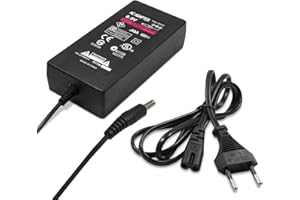 Eaxus® Cavo di alimentazione adatto a PlayStation 2 / PS2 Slim - Alimentatore compatibile con PS2