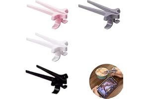 Anguxer 4 PCS Bacchette per Dita per Giocatori, Bacchette a Mani Libere, Bacchette Ecologiche e Riutilizzabili, per Snack a Mano, Gaming