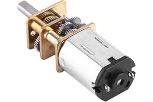 Elektryczna skrzynia biegów DC Mini metalowa skrzynia biegów 6V Micro Reduktor prędkości z wałem 3 mm do koła robota (6 V 15 RPM)