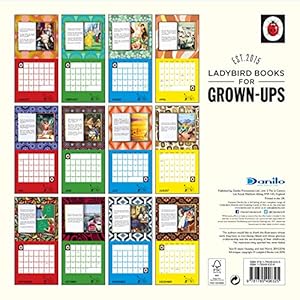 Ladybird Books For Grown-Ups Official 2019 Calendar - Square Wall Calendar Format