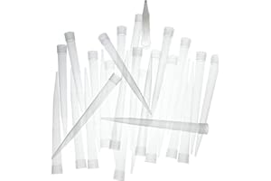 ZHIBANG 100 Stück 5 ml Labor-Kunststoff-Pipettenspitzen, 10 ml Kunststoff-Pipettenspitzen, Polypropylen, transparent (10 ml)