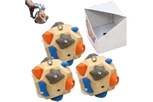 Yanobia Handcrafted Boulder Block - Build Strength and Precision, 3D Boulder Block Rock Climbing Training Ball for Finger & Hand Strength, Gift for Mountain Climbing Present