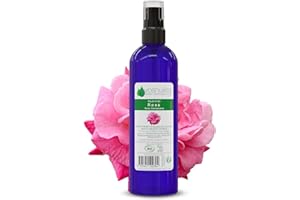 VOSHUILES.COM HUILES ESSENTIELLES & VEGETALES VOSHUILES - Hydrolat de Rose - Eau Florale Naturelle et Pure pour Soin de la Peau - Parfum Floral Apaisant - Certifié COSMOS - Idéal pour Visage et Corps - 200ml