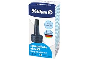 Pelikan 351213 - Tinta de sellar con aplicador, 28 ml, color azul