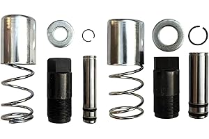 Dickly Double Pompe Horizontale à Piston, pièces de Rechange polyvalentes, Pompe à à vérin Horizontal hydraulique Robuste pour Jeu de Joints de Voiture, A et B