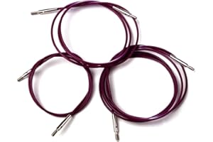 ZHOVEE KnitPro Lila Seile 56cm (Für eine Rundstricknadel mit 80cm Länge)