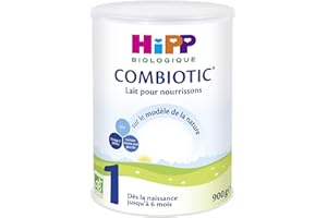 Hipp Biologique Lait 1 Combiotic pour nourrisson de 0-6 mois - 3 boîtes de 900 g