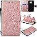Produktbild für Galaxy J2 Pro 2018 Hülle,Geprägte Muster Handy hülle/Tasche/Cover/Case für das Samsung Galaxy J2 Pro 2018 PU Leder Flip Cover Leder Hülle Standfunktion Kredit Kartenfächer (S) (8)