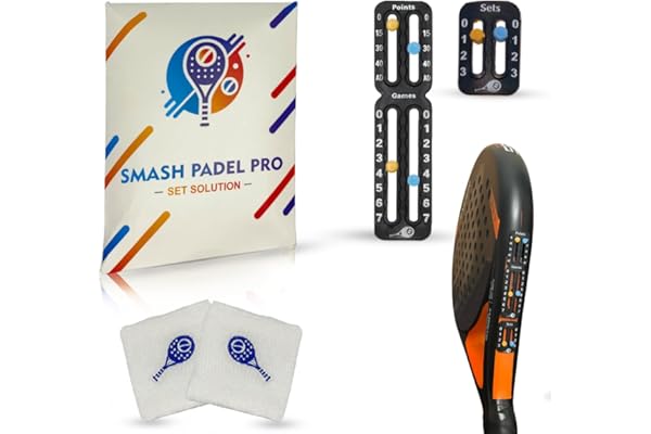 Compteur de Points pour Raquette Padel/Tennis. Bracelet Anti-transpi inclu. Fixation Forte, Facile à Coller. Suivi Pratique des Scores. Idéal pour Joueurs de Padel et Tennis.
