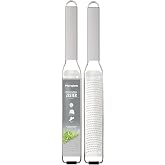 Microplane New Professional Series - Zester Grater | Elegant Stainless Steel Design | Perfect for Hard Cheeses Like Parmesan,