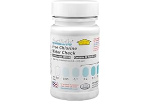 Industrial Test Systems Sensafe Free Chlorine Water Check Test Strips - Epa Approved
